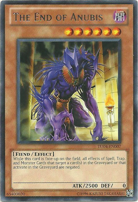 The End of Anubis [TU04-EN007] Rare | Jomio and Rueliete's Cards and Comics
