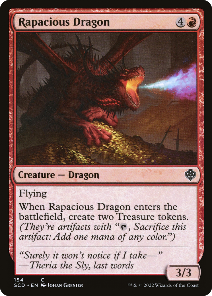 Rapacious Dragon [Starter Commander Decks] | Jomio and Rueliete's Cards and Comics
