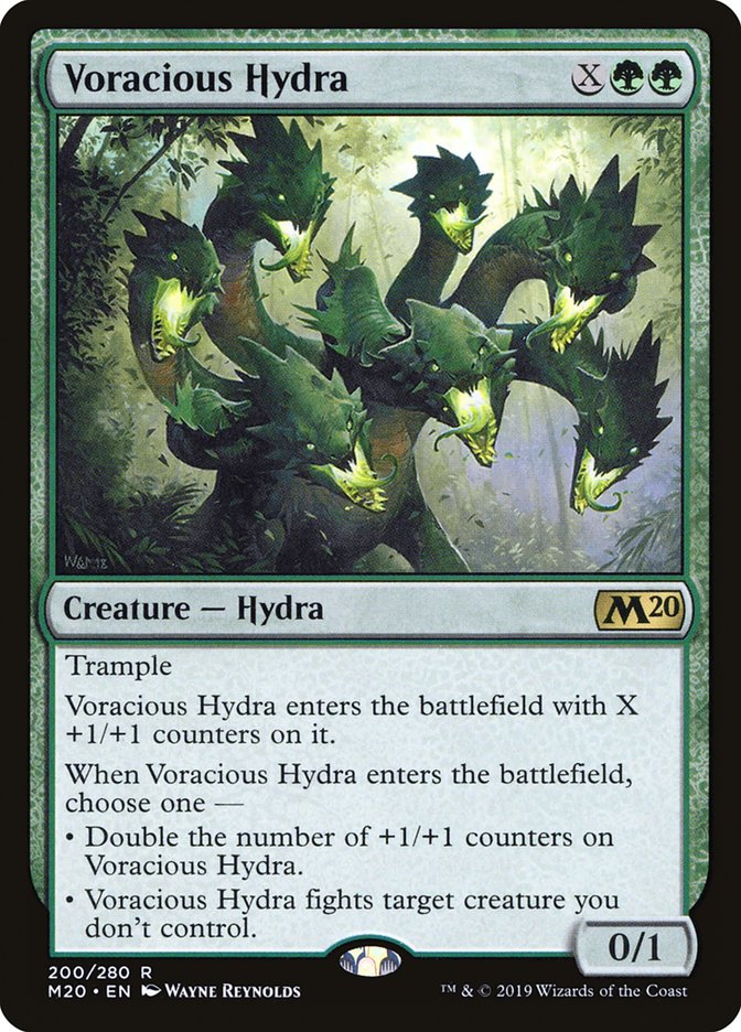 Voracious Hydra [Core Set 2020] | Jomio and Rueliete's Cards and Comics