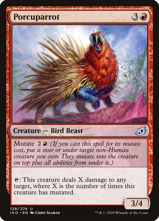 Porcuparrot [Ikoria: Lair of Behemoths] | Jomio and Rueliete's Cards and Comics