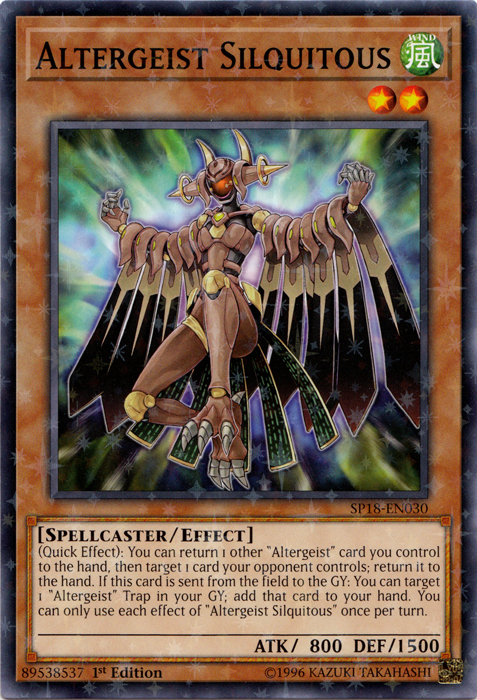 Altergeist Silquitous (Starfoil) [SP18-EN030] Starfoil Rare | Jomio and Rueliete's Cards and Comics