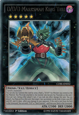 D/D/D Marksman King Tell [CORE-EN052] Rare | Jomio and Rueliete's Cards and Comics