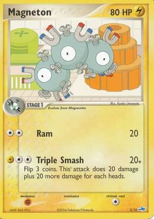 Magneton (5/10) [EX: Trainer Kit - Latios] | Jomio and Rueliete's Cards and Comics