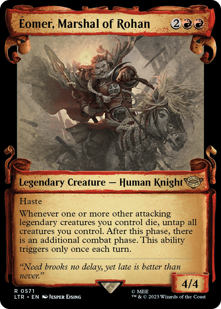 Eomer, Marshal of Rohan [The Lord of the Rings: Tales of Middle-Earth Showcase Scrolls] | Jomio and Rueliete's Cards and Comics