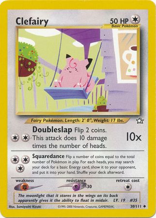 Clefairy (30/111) [Neo Genesis Unlimited] | Jomio and Rueliete's Cards and Comics
