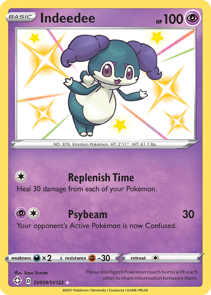 Indeedee (SV059/SV122) [Sword & Shield: Shining Fates] | Jomio and Rueliete's Cards and Comics
