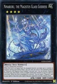 Ninaruru, the Magistus Glass Goddess [GEIM-EN007] Super Rare | Jomio and Rueliete's Cards and Comics