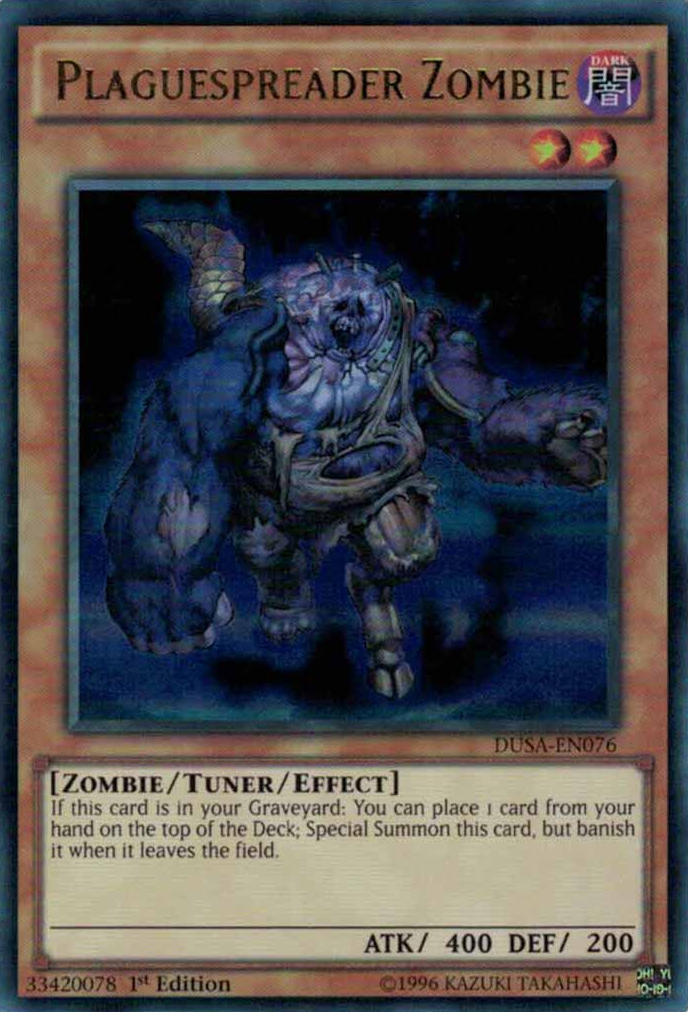 Plaguespreader Zombie [DUSA-EN076] Ultra Rare | Jomio and Rueliete's Cards and Comics