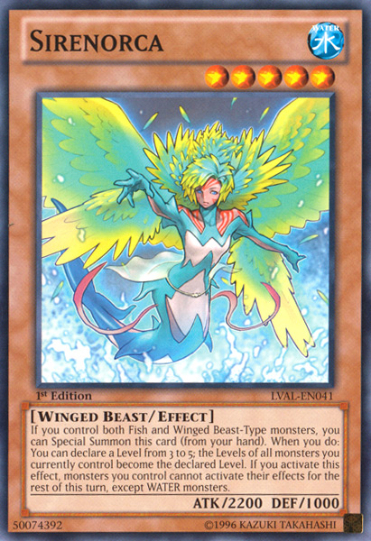 Sirenorca [LVAL-EN041] Common | Jomio and Rueliete's Cards and Comics