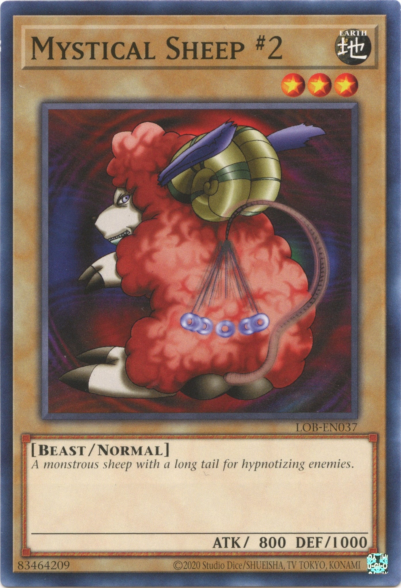 Mystical Sheep #2 (25th Anniversary) [LOB-EN037] Common | Jomio and Rueliete's Cards and Comics