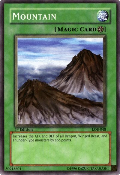 Mountain [LOB-048] Common | Jomio and Rueliete's Cards and Comics