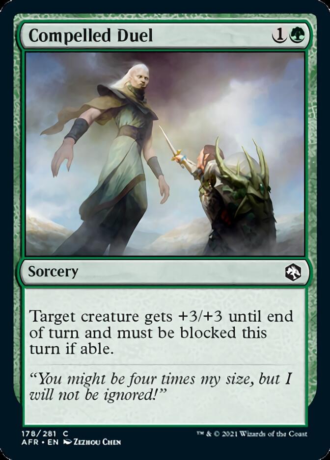 Compelled Duel [Dungeons & Dragons: Adventures in the Forgotten Realms] | Jomio and Rueliete's Cards and Comics