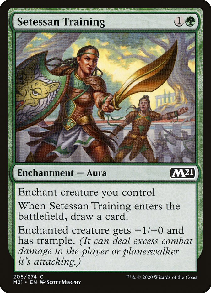 Setessan Training [Core Set 2021] | Jomio and Rueliete's Cards and Comics