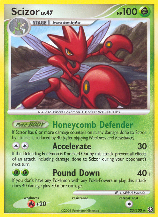 Scizor (25/100) [Diamond & Pearl: Stormfront] | Jomio and Rueliete's Cards and Comics
