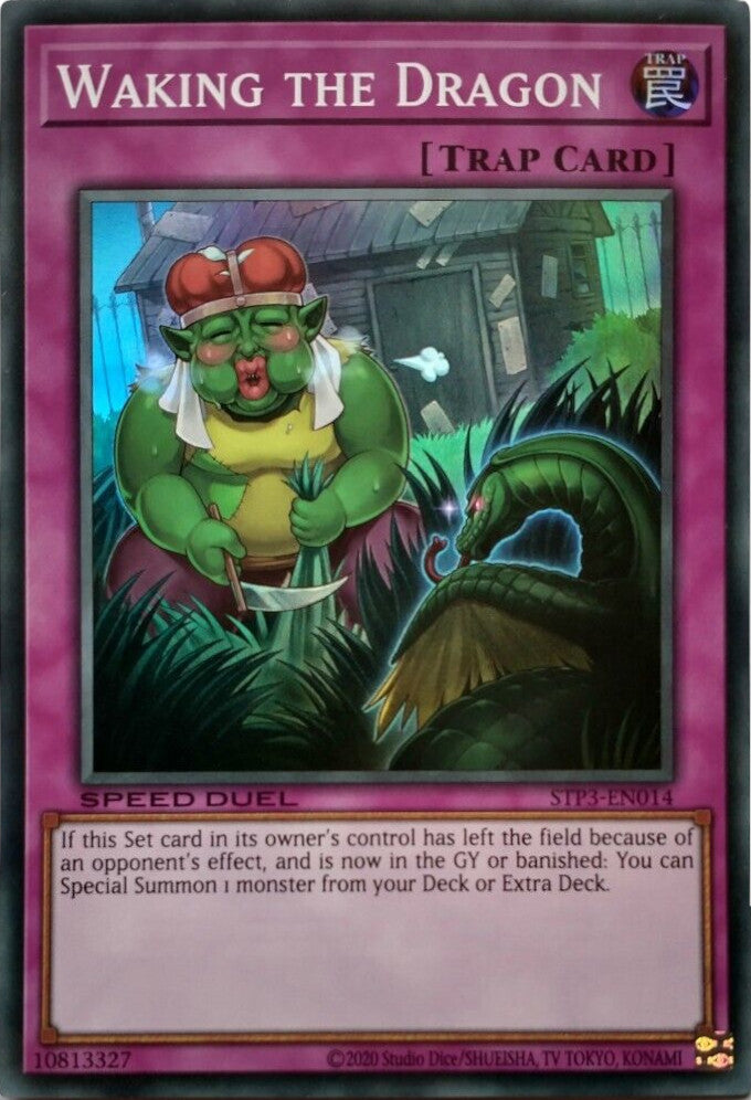 Waking the Dragon [STP3-EN014] Super Rare | Jomio and Rueliete's Cards and Comics
