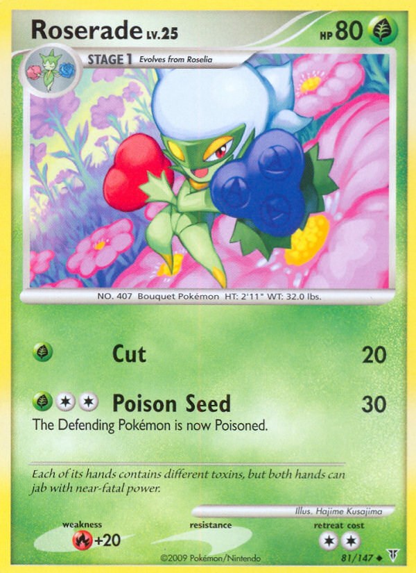 Roserade (81/147) [Platinum: Supreme Victors] | Jomio and Rueliete's Cards and Comics