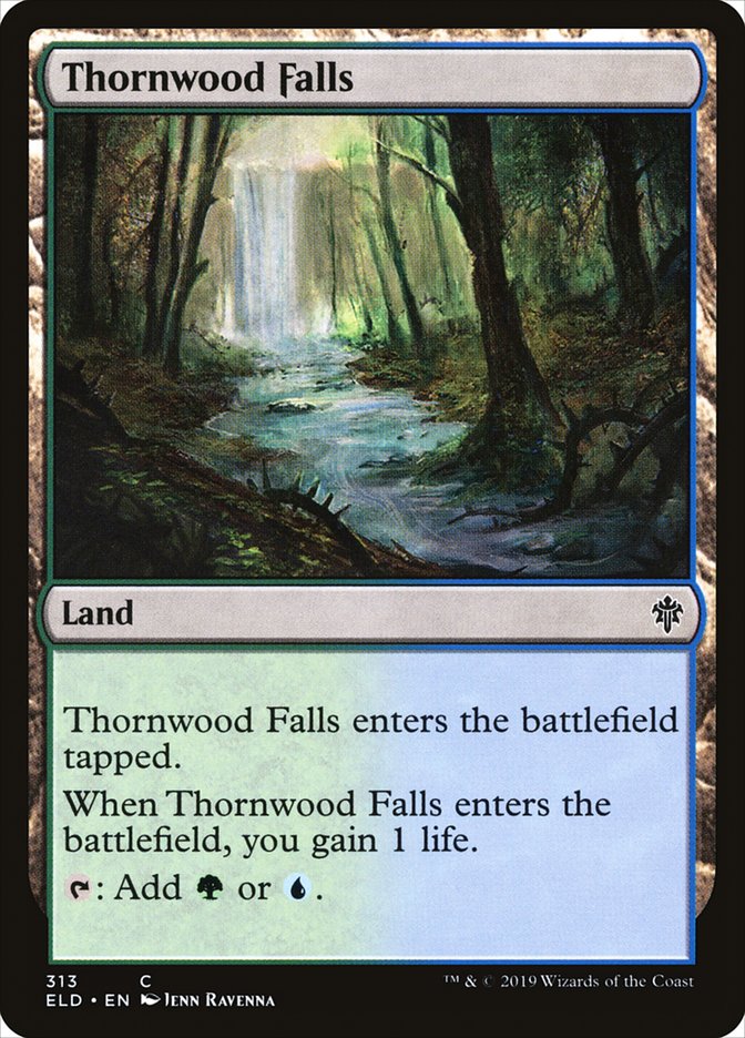 Thornwood Falls [Throne of Eldraine] | Jomio and Rueliete's Cards and Comics