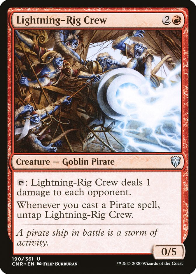 Lightning-Rig Crew [Commander Legends] | Jomio and Rueliete's Cards and Comics
