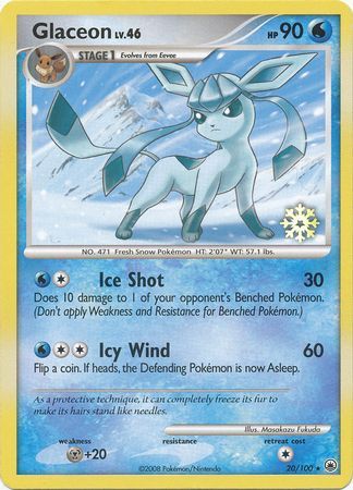 Glaceon (20/100) [Countdown Calendar Promos] | Jomio and Rueliete's Cards and Comics