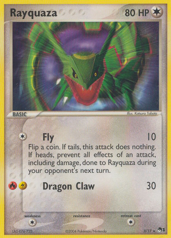 Rayquaza (3/17) [POP Series 1] | Jomio and Rueliete's Cards and Comics