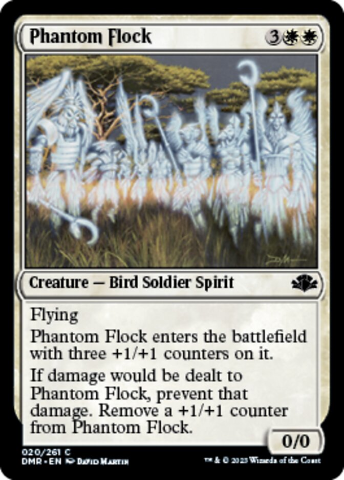 Phantom Flock [Dominaria Remastered] | Jomio and Rueliete's Cards and Comics