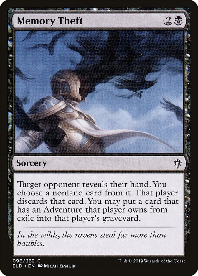 Memory Theft [Throne of Eldraine] | Jomio and Rueliete's Cards and Comics