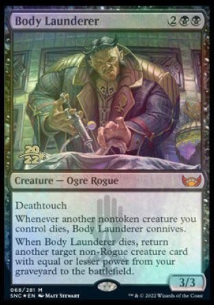 Body Launderer [Streets of New Capenna Prerelease Promos] | Jomio and Rueliete's Cards and Comics