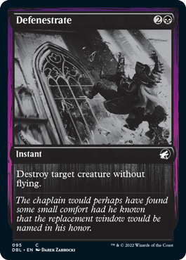 Defenestrate [Innistrad: Double Feature] | Jomio and Rueliete's Cards and Comics