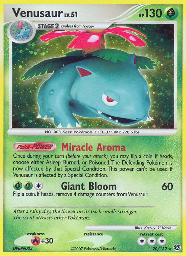 Venusaur (20/132) (Theme Deck Exclusive) [Diamond & Pearl: Secret Wonders] | Jomio and Rueliete's Cards and Comics