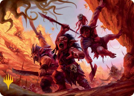 Goblin Art Card (Gold-Stamped Signature) [Dungeons & Dragons: Adventures in the Forgotten Realms Art Series] | Jomio and Rueliete's Cards and Comics