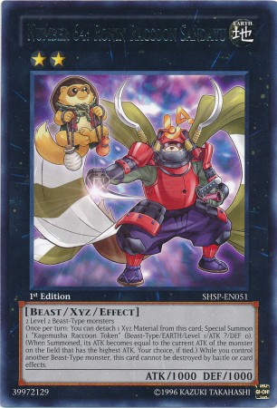 Number 64: Ronin Raccoon Sandayu [SHSP-EN051] Rare | Jomio and Rueliete's Cards and Comics