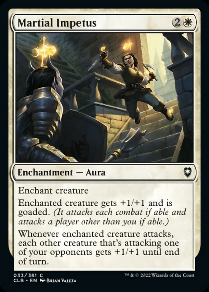 Martial Impetus [Commander Legends: Battle for Baldur's Gate] | Jomio and Rueliete's Cards and Comics