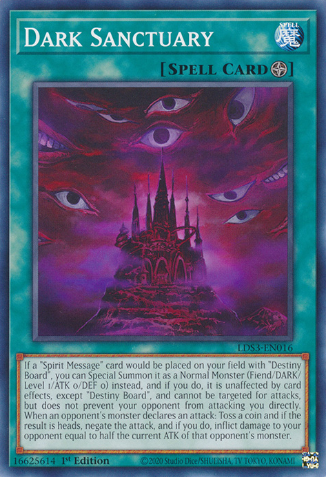 Dark Sanctuary [LDS3-EN016] Common | Jomio and Rueliete's Cards and Comics