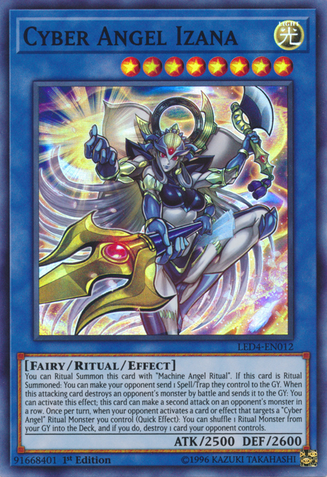 Cyber Angel Izana [LED4-EN012] Super Rare | Jomio and Rueliete's Cards and Comics