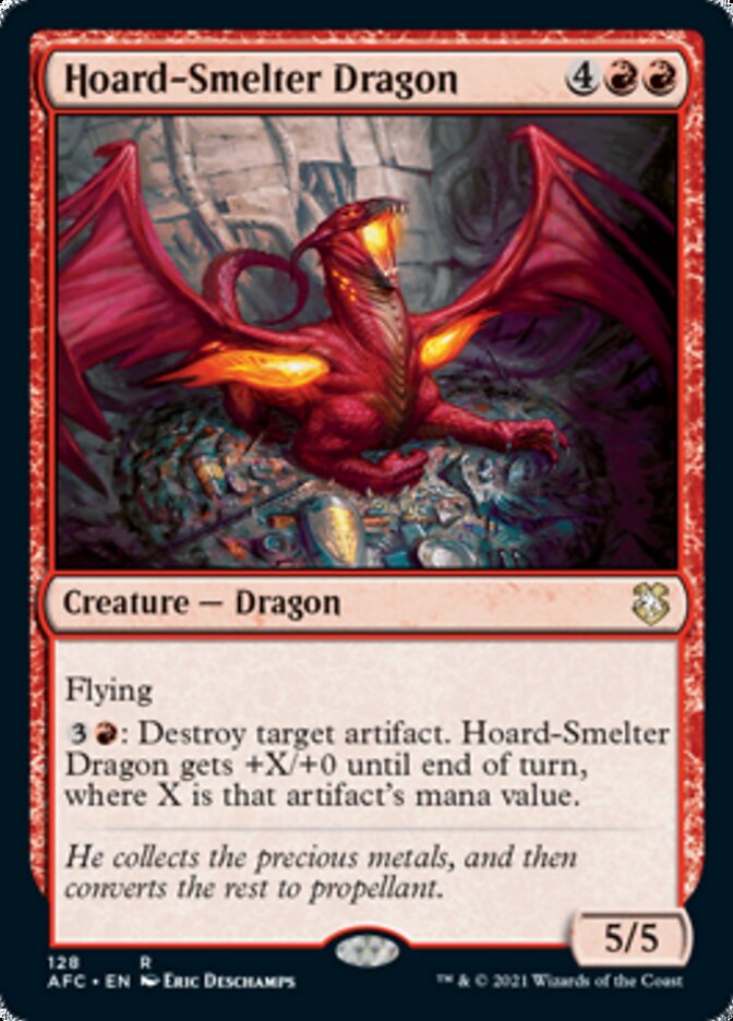 Hoard-Smelter Dragon [Dungeons & Dragons: Adventures in the Forgotten Realms Commander] | Jomio and Rueliete's Cards and Comics