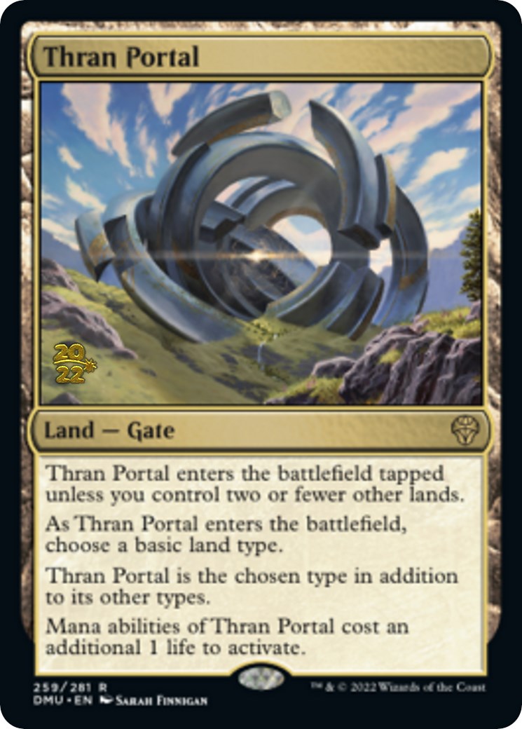 Thran Portal [Dominaria United Prerelease Promos] | Jomio and Rueliete's Cards and Comics