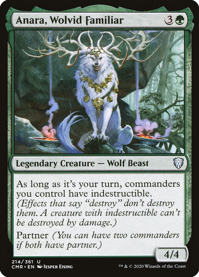 Anara, Wolvid Familiar [Commander Legends] | Jomio and Rueliete's Cards and Comics