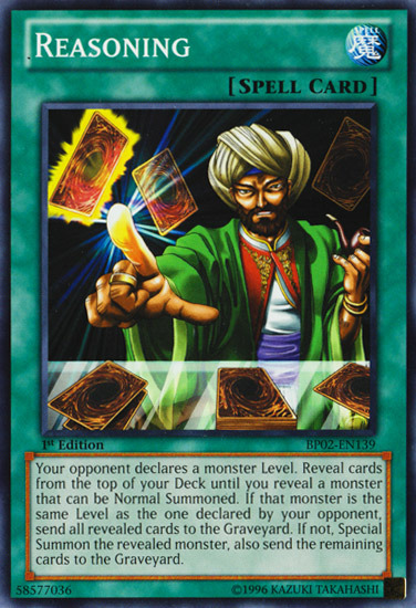 Reasoning [BP02-EN139] Common | Jomio and Rueliete's Cards and Comics