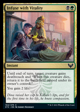 Infuse with Vitality [Strixhaven: School of Mages] | Jomio and Rueliete's Cards and Comics