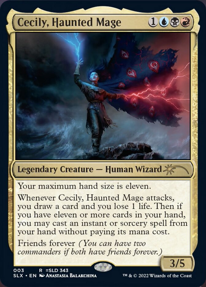 Cecily, Haunted Mage [Secret Lair: Universes Within] | Jomio and Rueliete's Cards and Comics