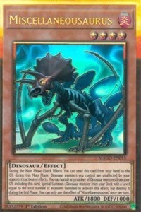 Miscellaneousaurus [MAGO-EN015] Gold Rare | Jomio and Rueliete's Cards and Comics