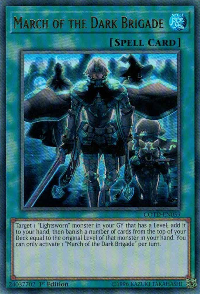 March of the Dark Brigade [COTD-EN059] Ultra Rare | Jomio and Rueliete's Cards and Comics