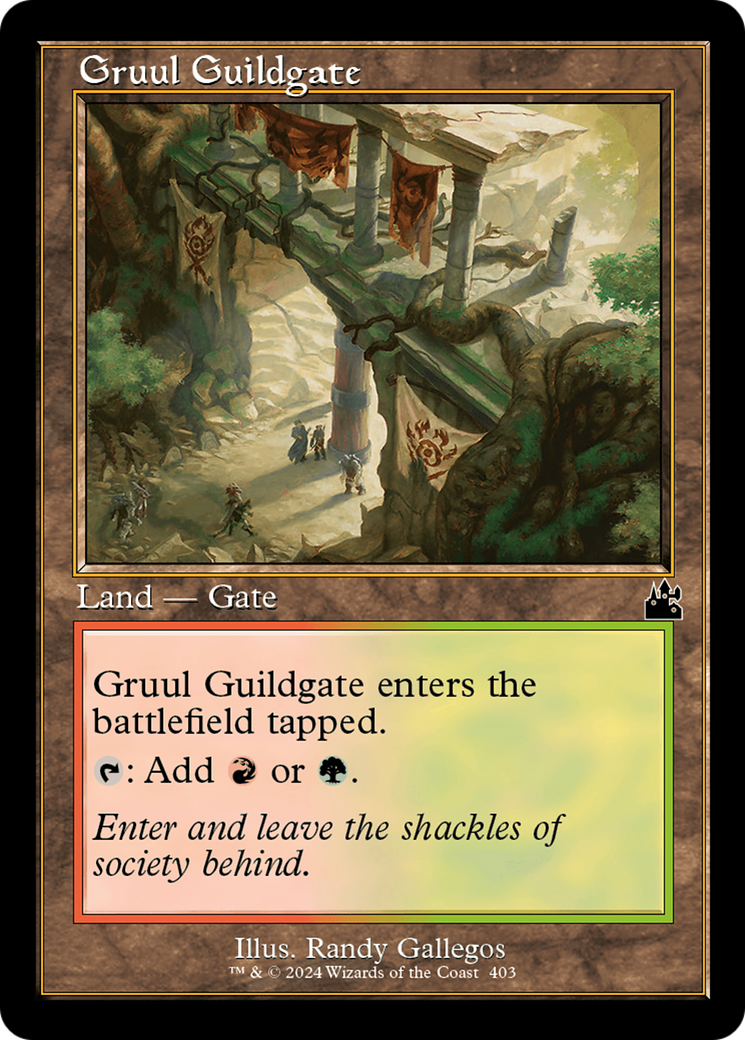 Gruul Guildgate (Retro Frame) [Ravnica Remastered] | Jomio and Rueliete's Cards and Comics