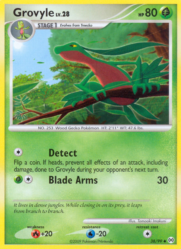 Grovyle (38/99) [Platinum: Arceus] | Jomio and Rueliete's Cards and Comics