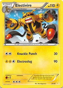 Electivire (25/30) [XY: Trainer Kit 3 - Pikachu Libre] | Jomio and Rueliete's Cards and Comics