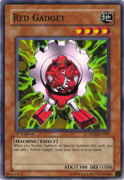 Red Gadget [SD10-EN007] Common | Jomio and Rueliete's Cards and Comics