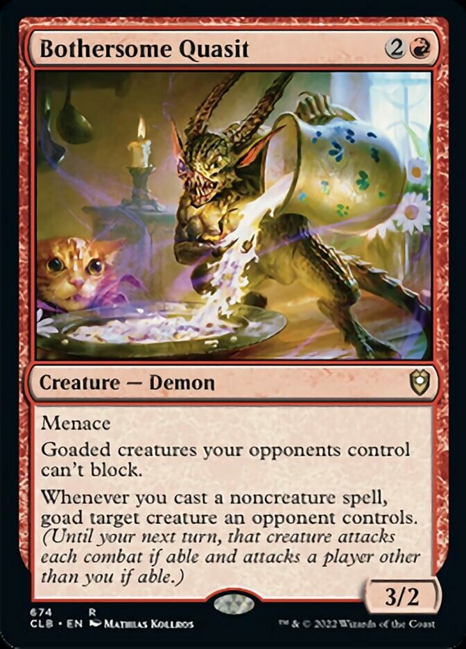 Bothersome Quasit [Commander Legends: Battle for Baldur's Gate] | Jomio and Rueliete's Cards and Comics