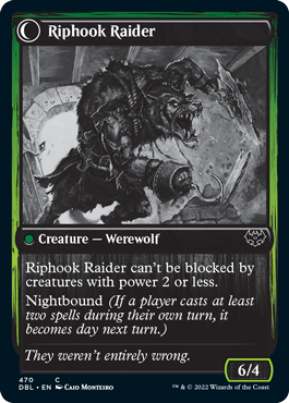 Hookhand Mariner // Riphook Raider [Innistrad: Double Feature] | Jomio and Rueliete's Cards and Comics