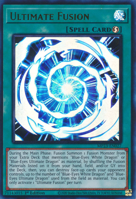 Ultimate Fusion [MP23-EN027] Ultra Rare | Jomio and Rueliete's Cards and Comics