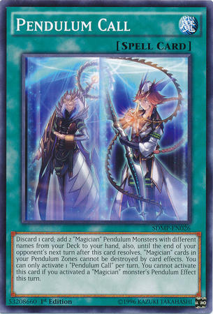 Pendulum Call [SDMP-EN026] Common | Jomio and Rueliete's Cards and Comics